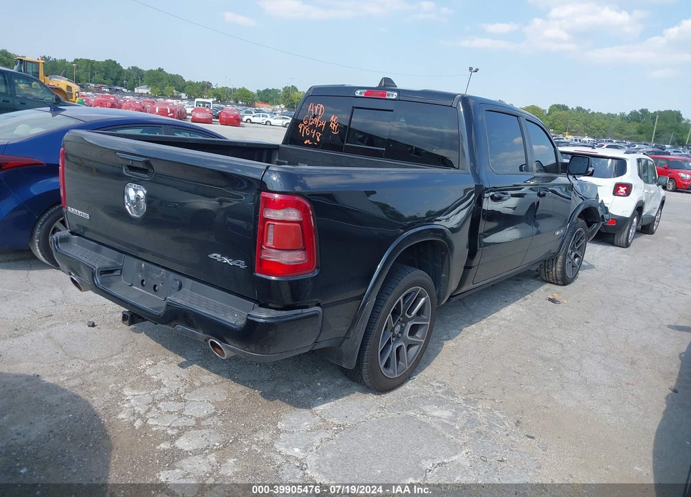 2019 RAM 1500 LAIE  4X4 5'7 BOX VIN: 1C6SRFJT3KN764562