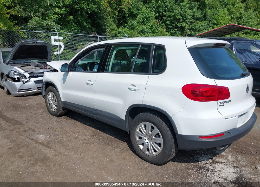 2017 VOLKSWAGEN TIGUAN 2.0T/2.0T S VIN: WVGAV7AX6HK046468