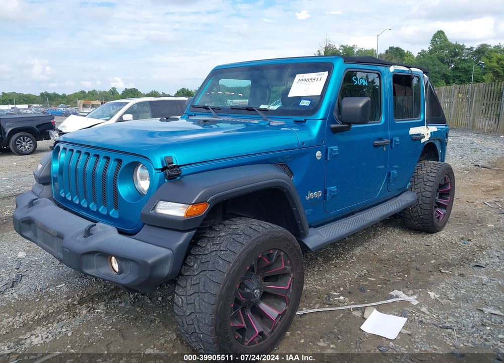 2020 JEEP WRANGLER UNLIMITED SPORT 4X4 VIN: 1C4HJXDN5LW128430