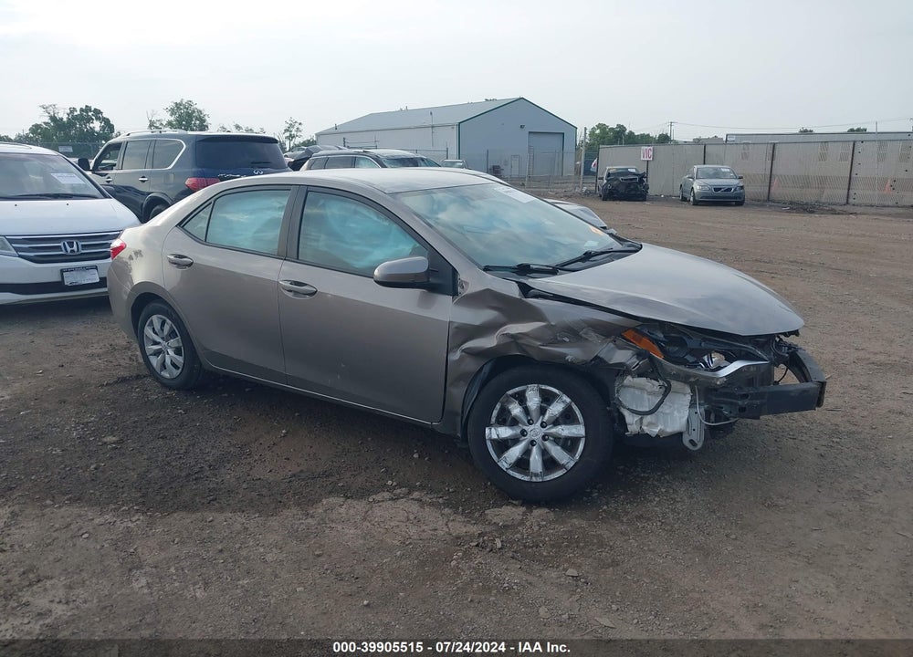 2016 TOYOTA COROLLA LE VIN: 2T1BURHE7GC489742