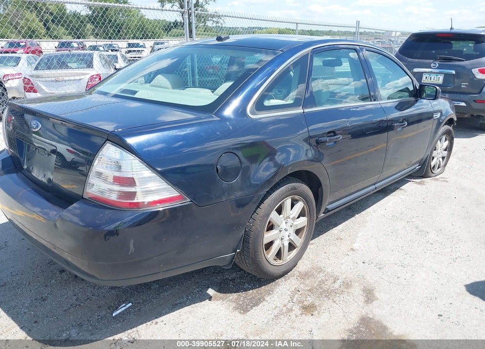2009 FORD TAURUS SE VIN: 1FAHP23W99G122909
