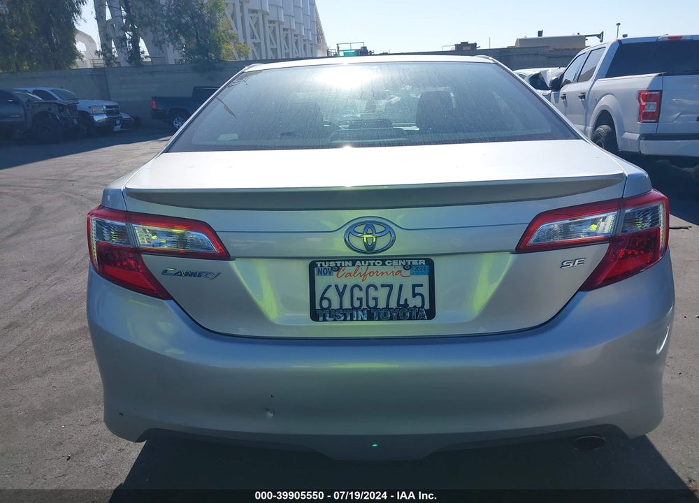 2012 TOYOTA CAMRY SE VIN: 4T1BF1FK9CU171196