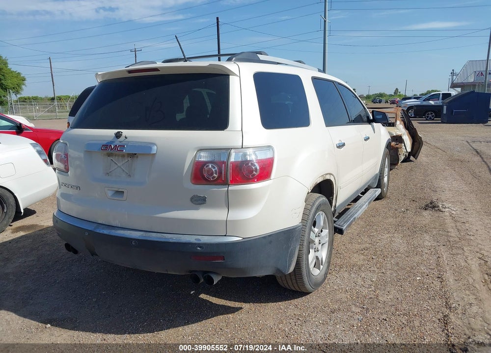 2010 GMC ACADIA SLE VIN: 1GKLRLED2AJ249304