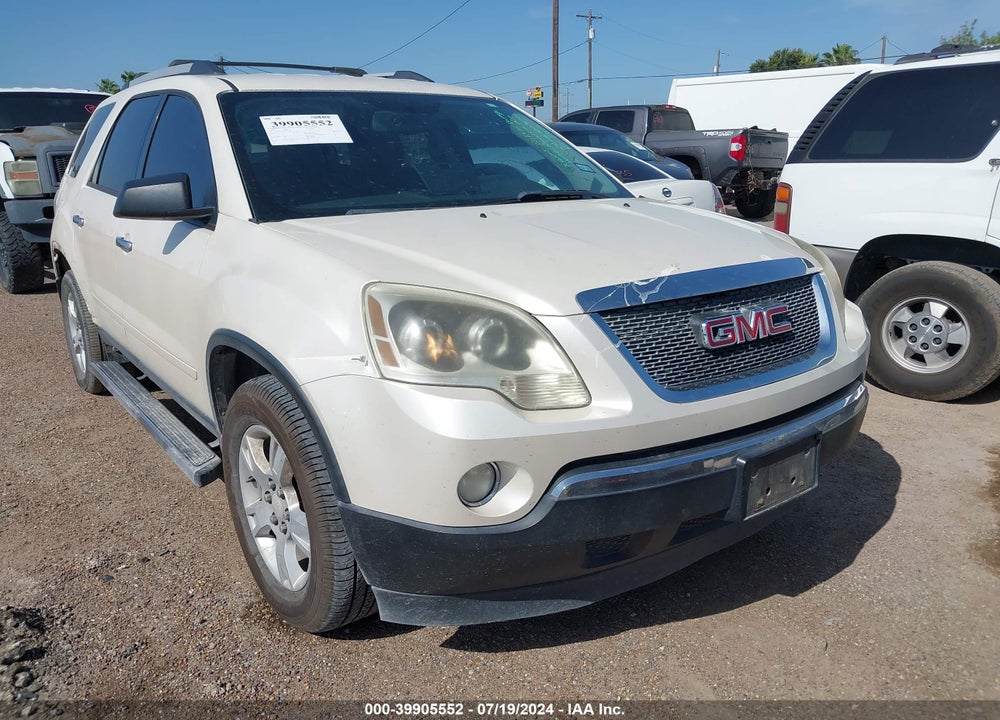 2010 GMC ACADIA SLE VIN: 1GKLRLED2AJ249304