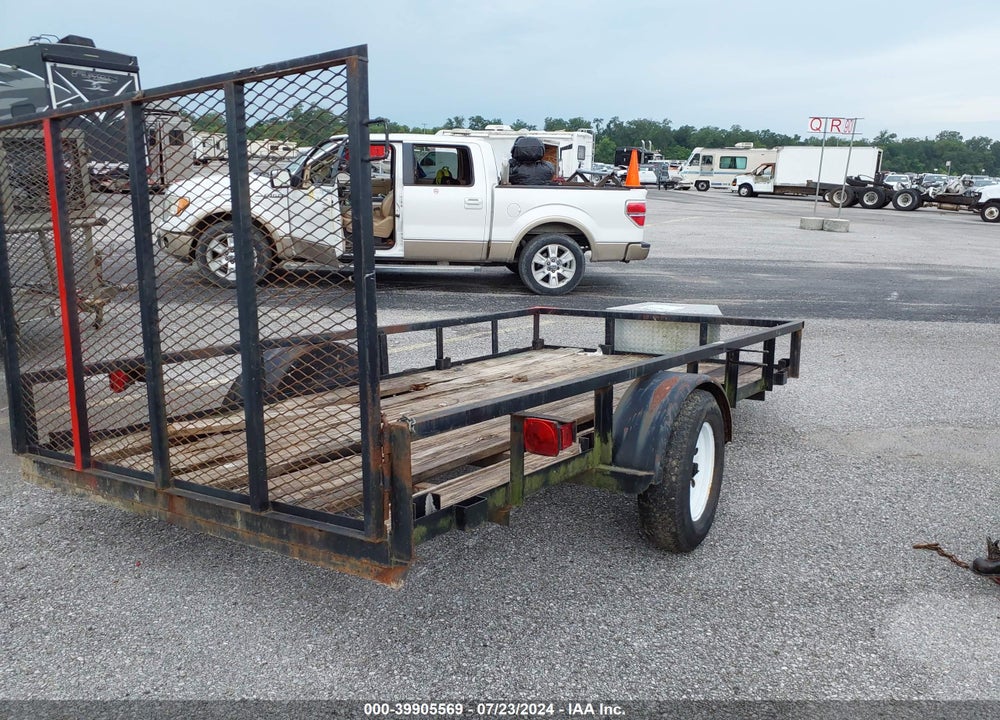 2013 MCCL UTILITY TRAILER VIN: 4LYUS1218DH900124