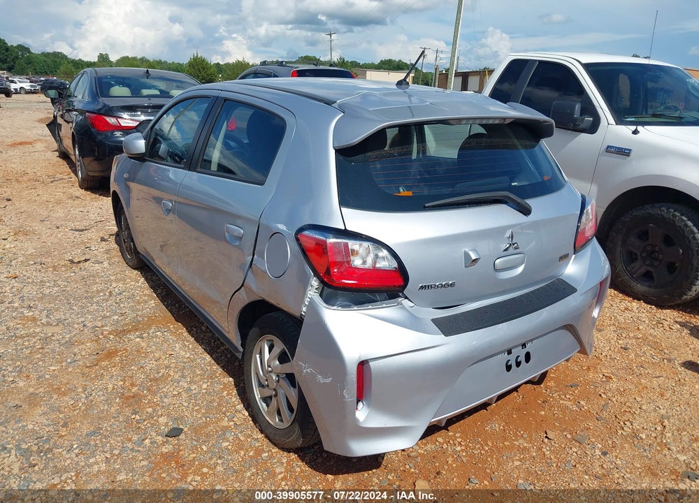 2021 MITSUBISHI MIRAGE CARBONITE EDITION/ES/LE VIN: ML32AUHJ4MH004251