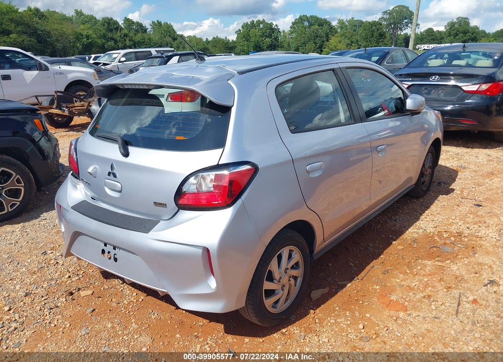 2021 MITSUBISHI MIRAGE CARBONITE EDITION/ES/LE VIN: ML32AUHJ4MH004251