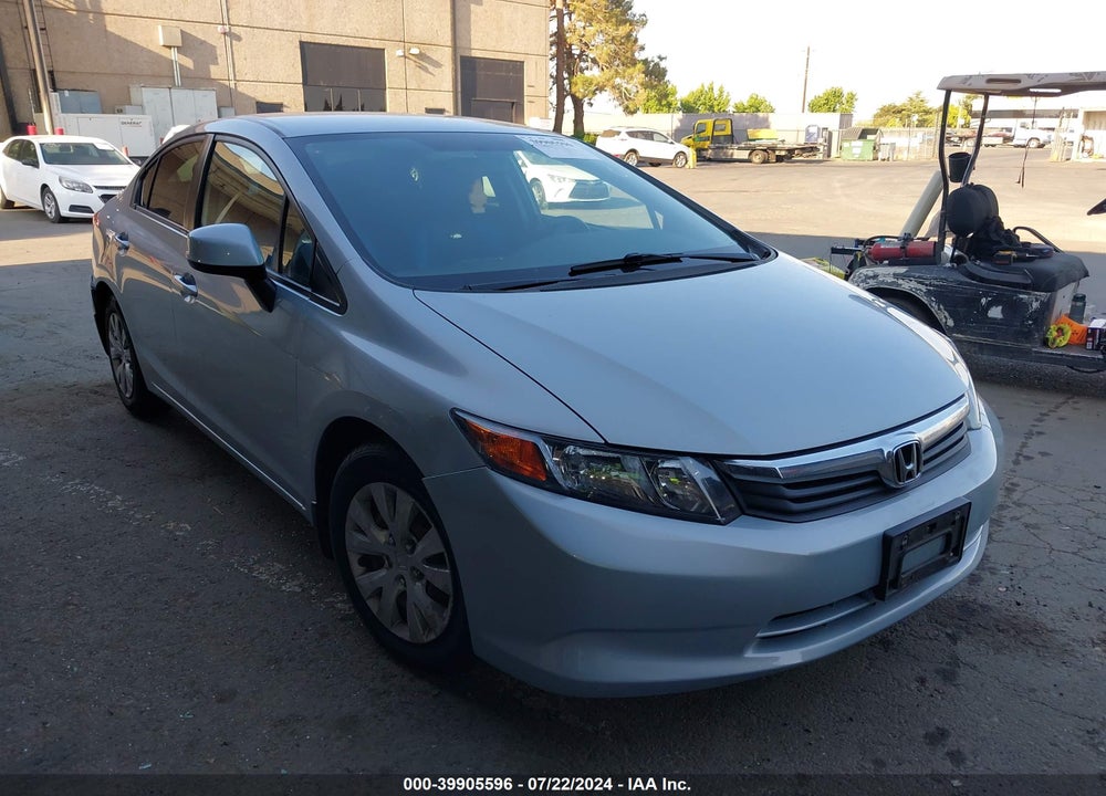 2012 HONDA CIVIC LX VIN: 2HGFB2F54CH562620