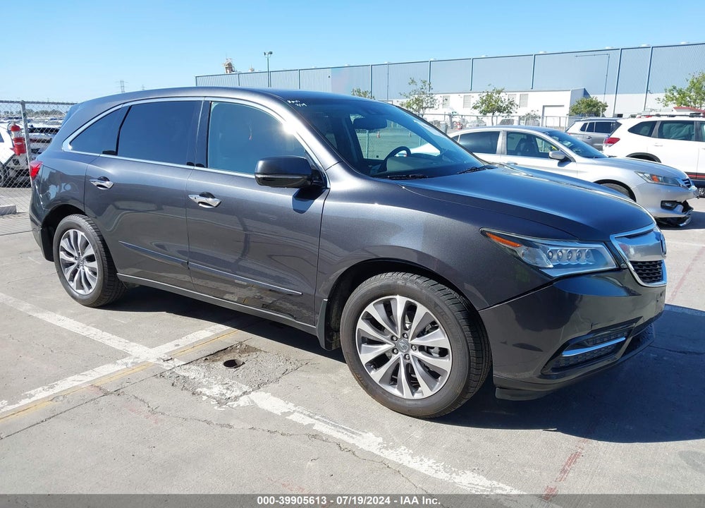 2014 ACURA MDX TECHNOLOGY PKG W/ENTERTAINMENT PKG VIN: 5FRYD4H65EB025720