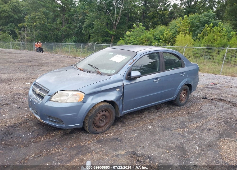 2007 CHEVROLET AVEO LS VIN: KL1TD56677B159713