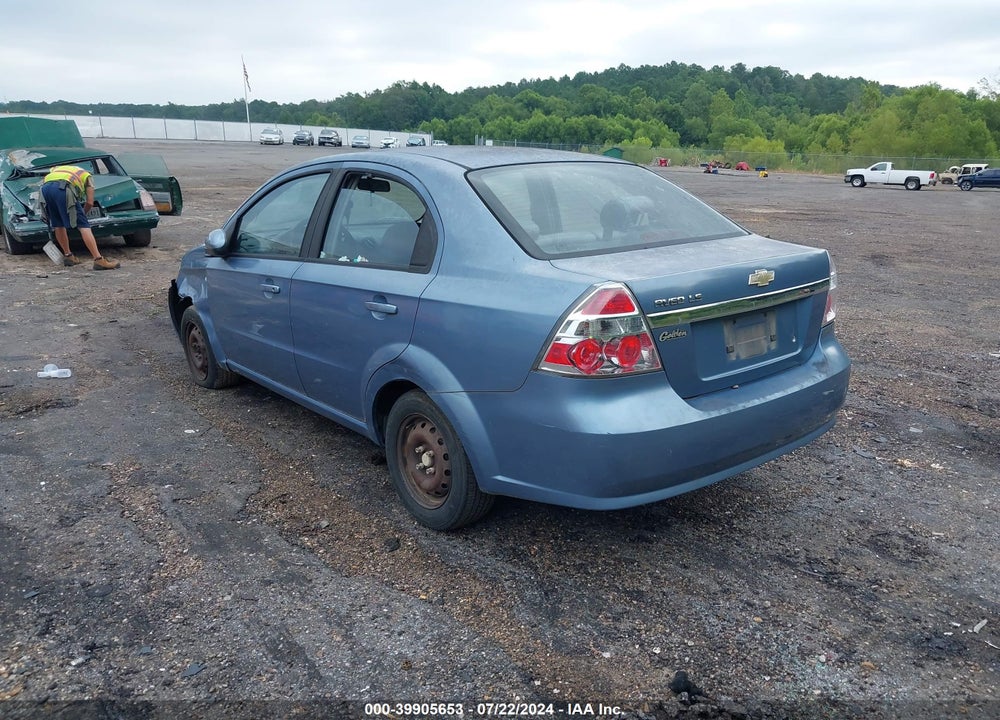 2007 CHEVROLET AVEO LS VIN: KL1TD56677B159713