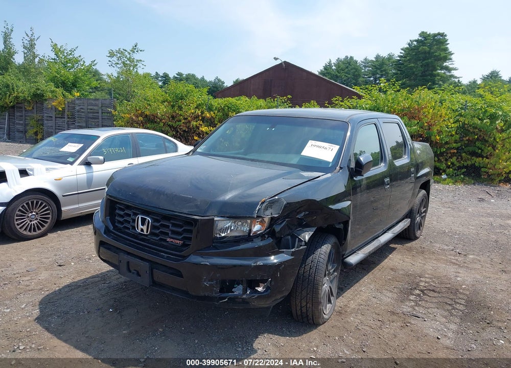 2013 HONDA RIDGELINE SPORT VIN: 5FPYK1F74DB003067