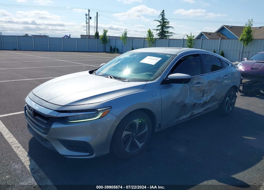 2022 HONDA INSIGHT EX VIN: 19XZE4F53NE010524