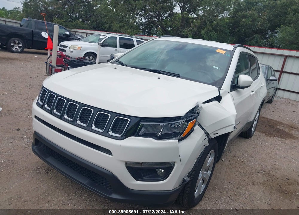 2021 JEEP COMPASS LATITUDE FWD VIN: 3C4NJCBB9MT585527