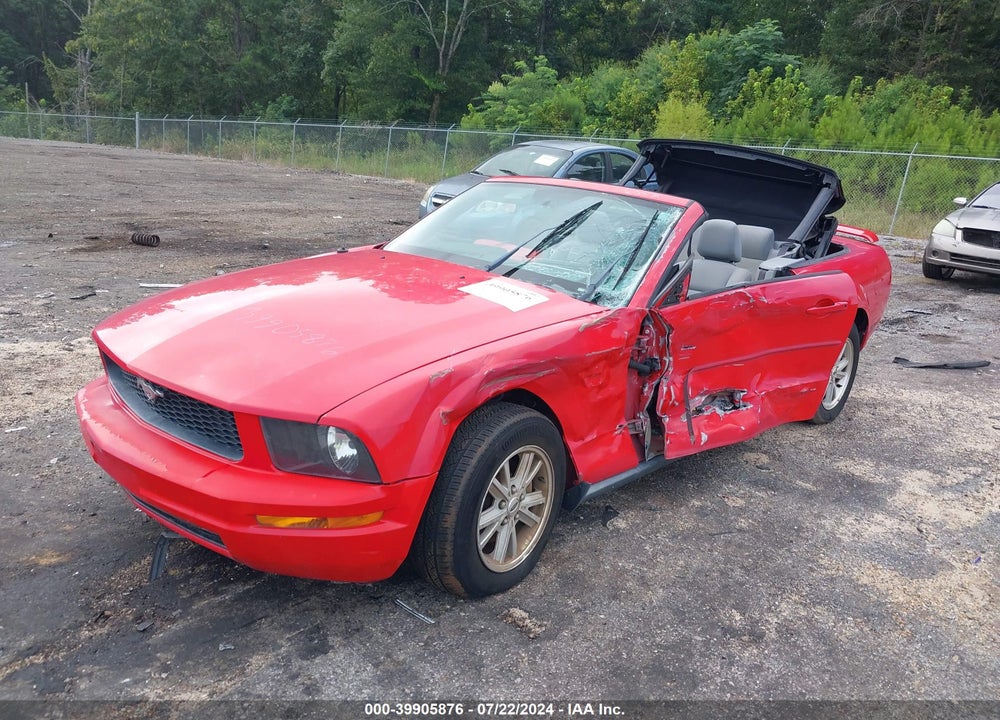 2006 FORD MUSTANG V6 VIN: 1ZVFT84N565242037
