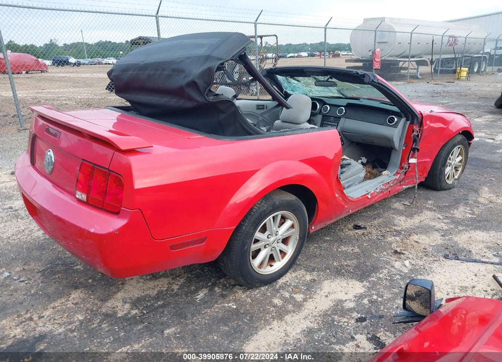 2006 FORD MUSTANG V6 VIN: 1ZVFT84N565242037