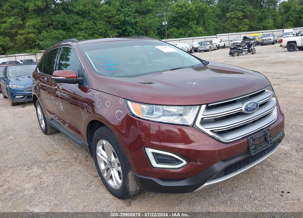 2015 FORD EDGE SEL VIN: 2FMTK3J81FBB38470