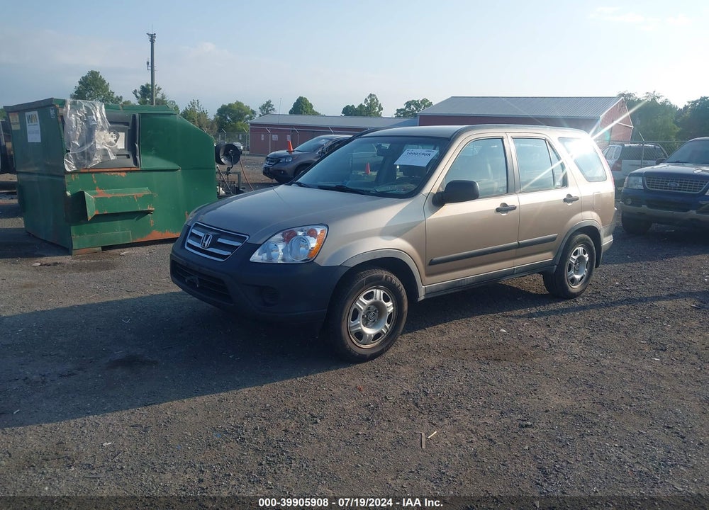 2005 HONDA CR-V LX VIN: JHLRD68505C007120