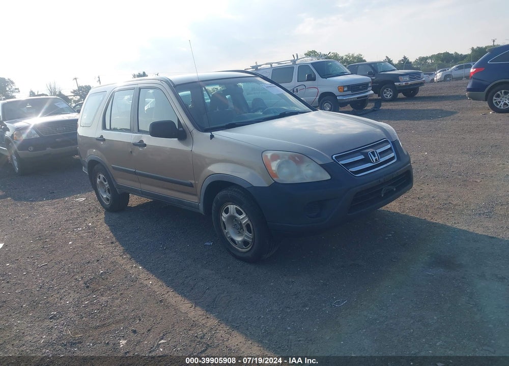 2005 HONDA CR-V LX VIN: JHLRD68505C007120