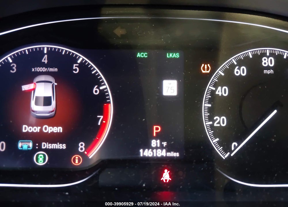 2019 HONDA ACCORD VIN: 1HGCV1F19KA102769