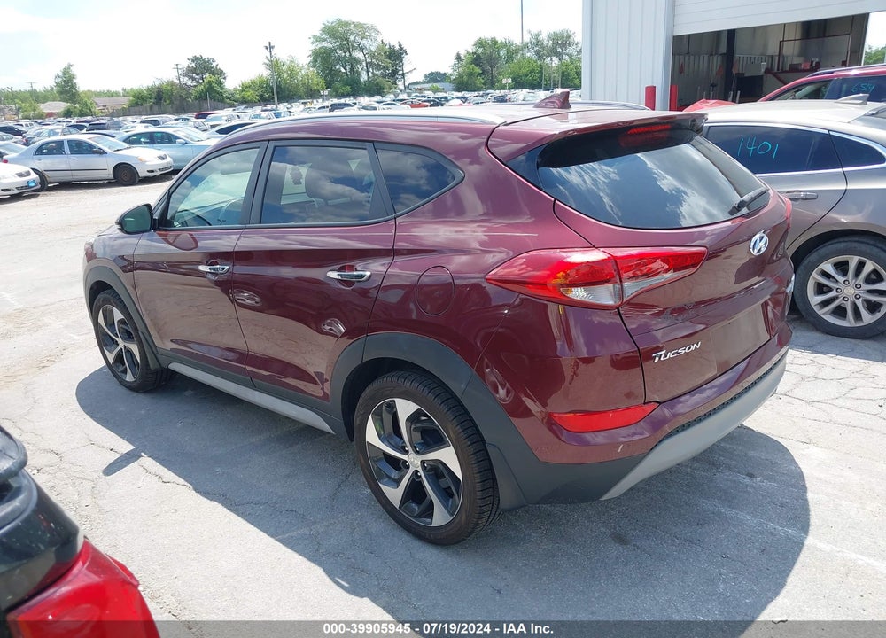 2018 HYUNDAI TUCSON LIMITED VIN: KM8J3CA24JU634771