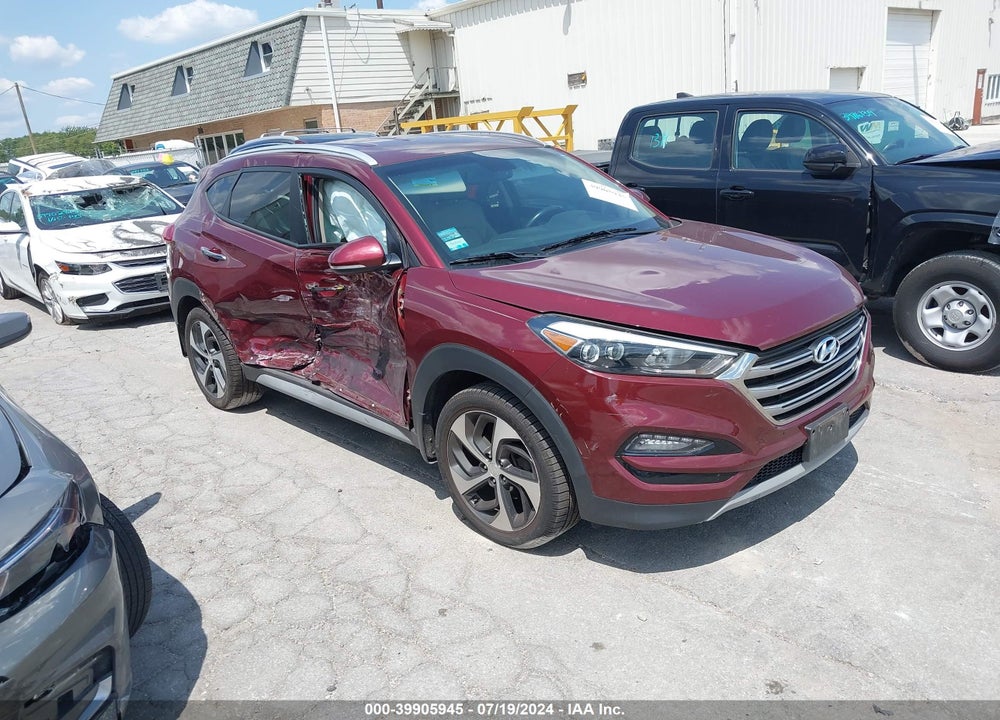 2018 HYUNDAI TUCSON LIMITED VIN: KM8J3CA24JU634771