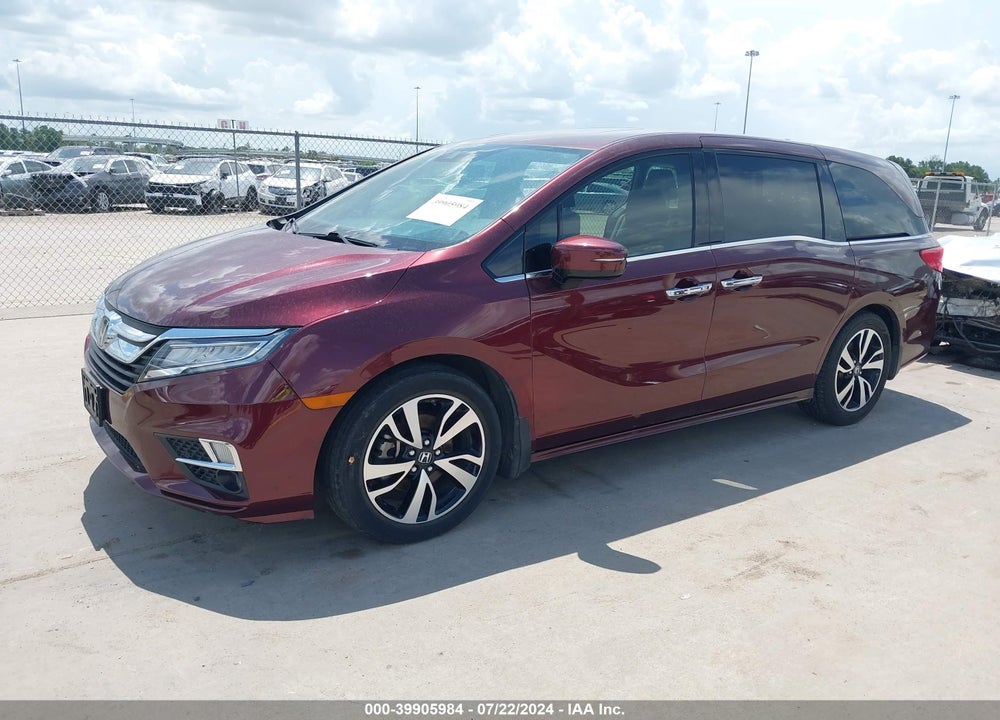 2018 HONDA ODYSSEY ELITE VIN: 5FNRL6H96JB067435