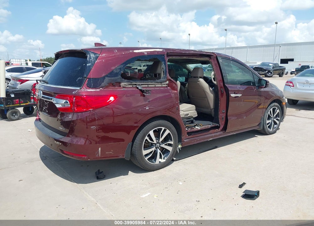 2018 HONDA ODYSSEY ELITE VIN: 5FNRL6H96JB067435