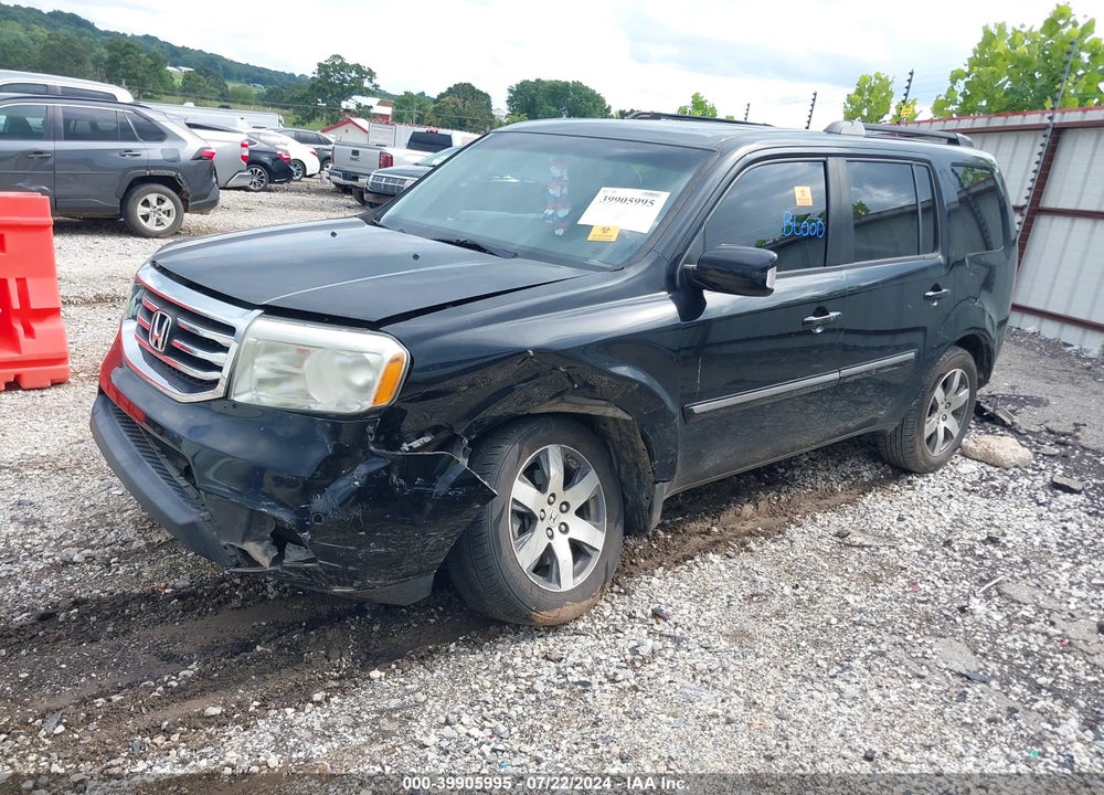 2012 HONDA PILOT TOURING VIN: 5FNYF3H98CB007578
