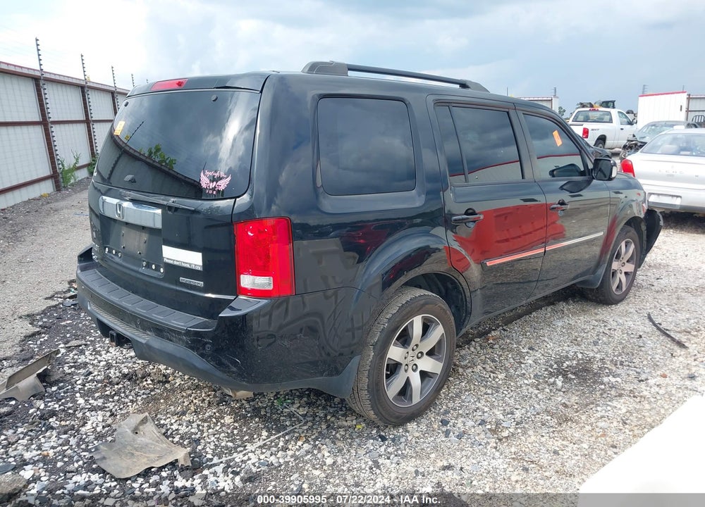 2012 HONDA PILOT TOURING VIN: 5FNYF3H98CB007578