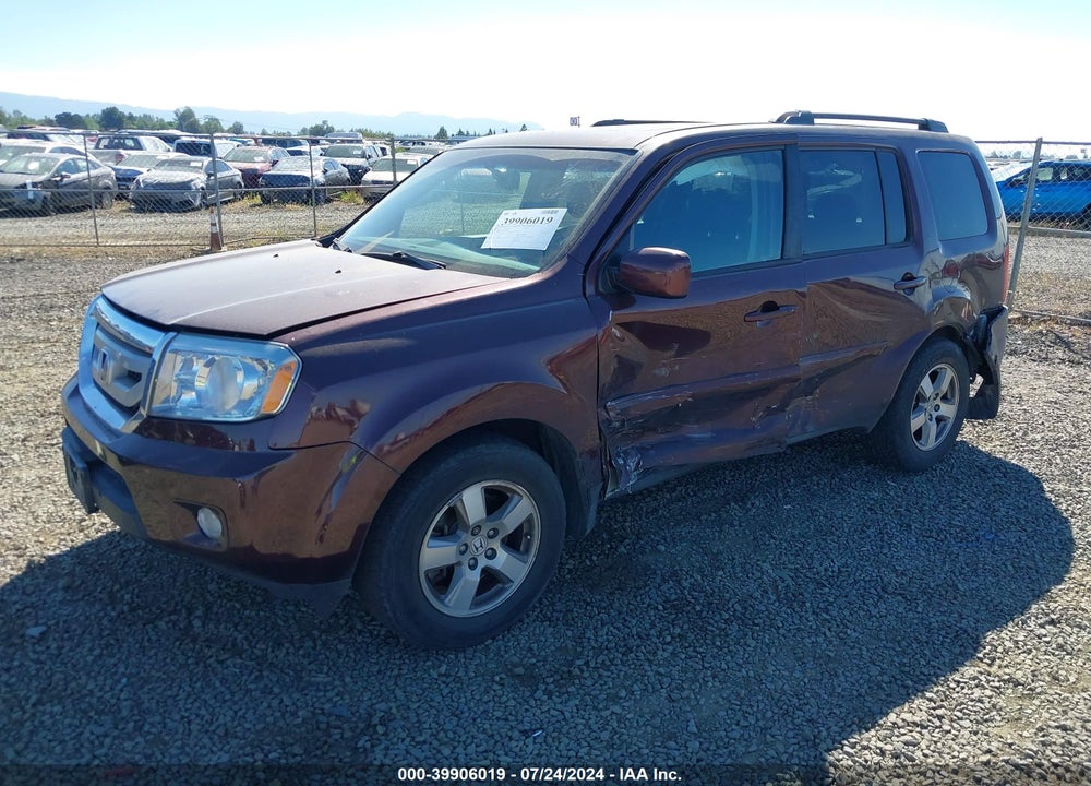 2010 HONDA PILOT EX-L VIN: 5FNYF4H64AB039811