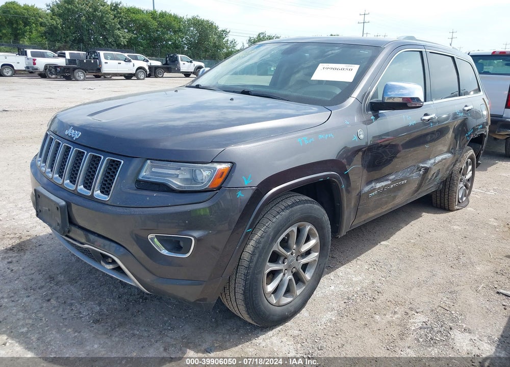 2014 JEEP GRAND CHEROKEE OVERLAND VIN: 1C4RJFCG0EC216453