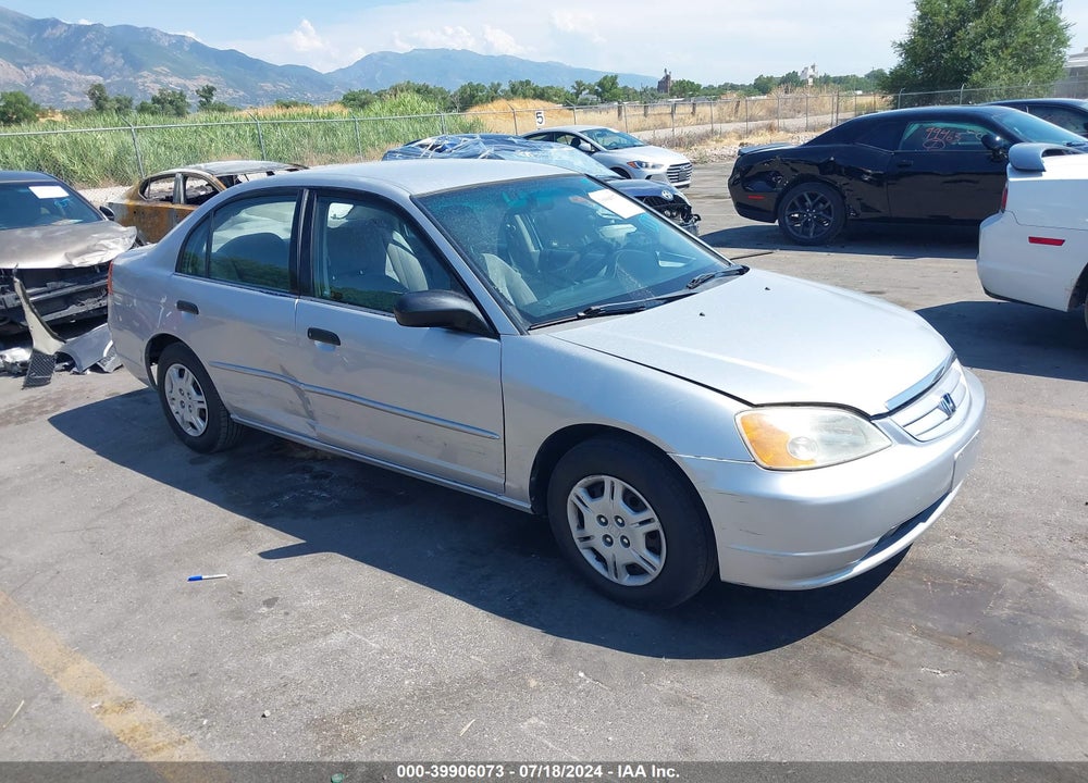 2001 HONDA CIVIC LX VIN: JHMES16521S002278