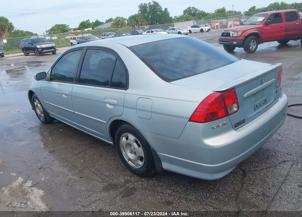 2004 HONDA CIVIC HYBRID VIN: JHMES96614S006589