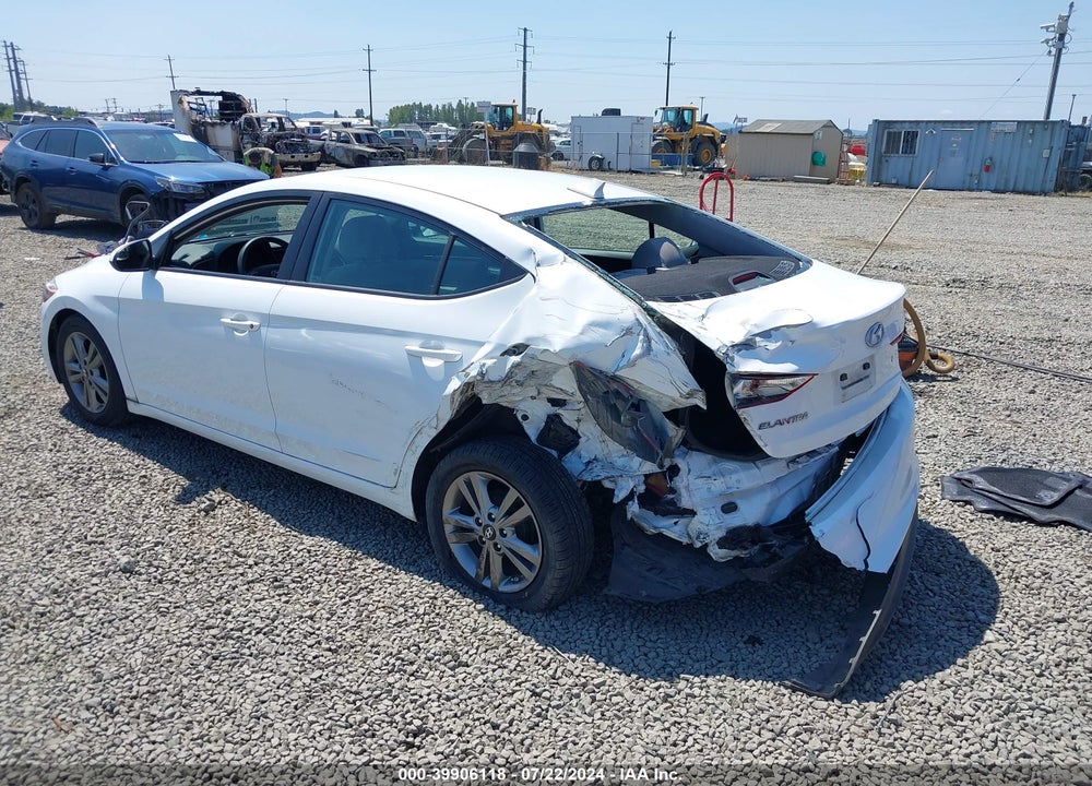 2017 HYUNDAI ELANTRA SE VIN: 5NPD84LF6HH045315