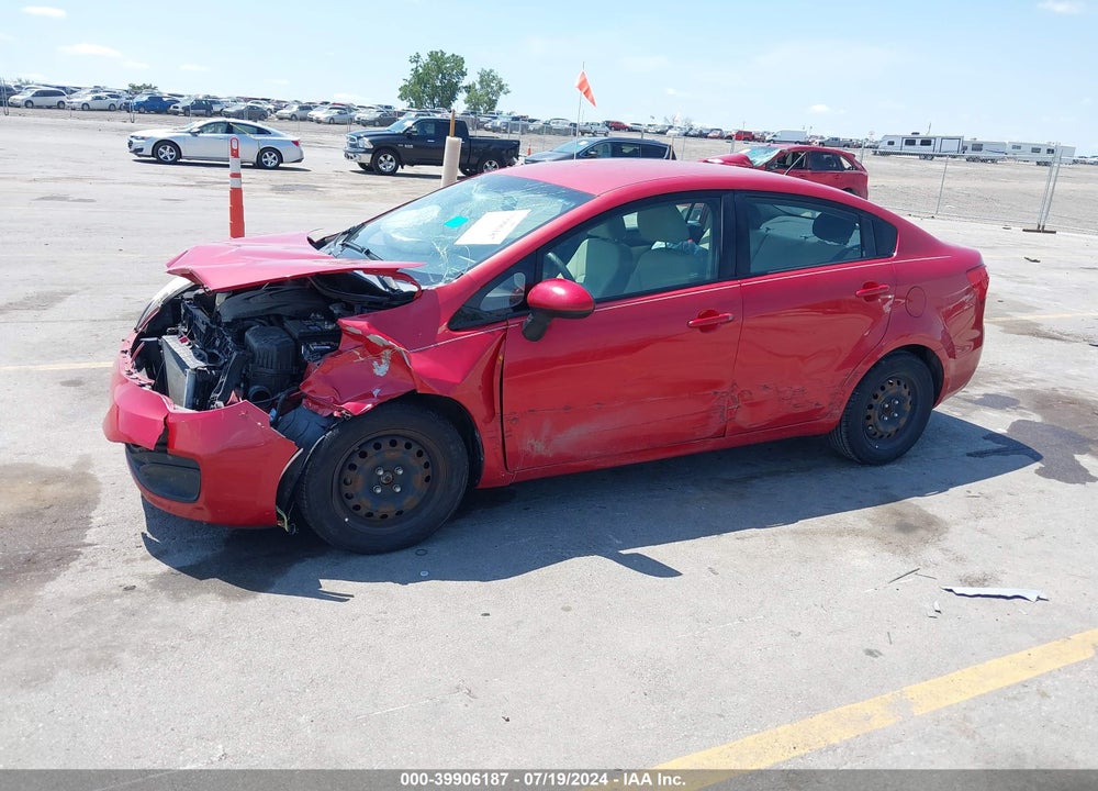 2013 KIA RIO LX VIN: KNADM4A36D6179909