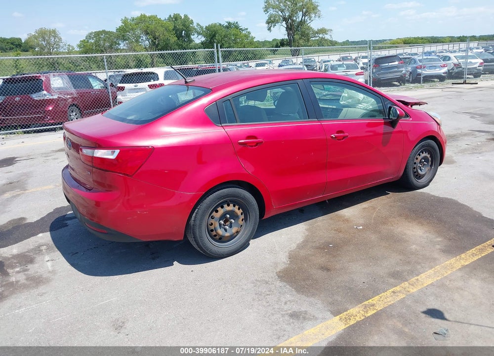 2013 KIA RIO LX VIN: KNADM4A36D6179909
