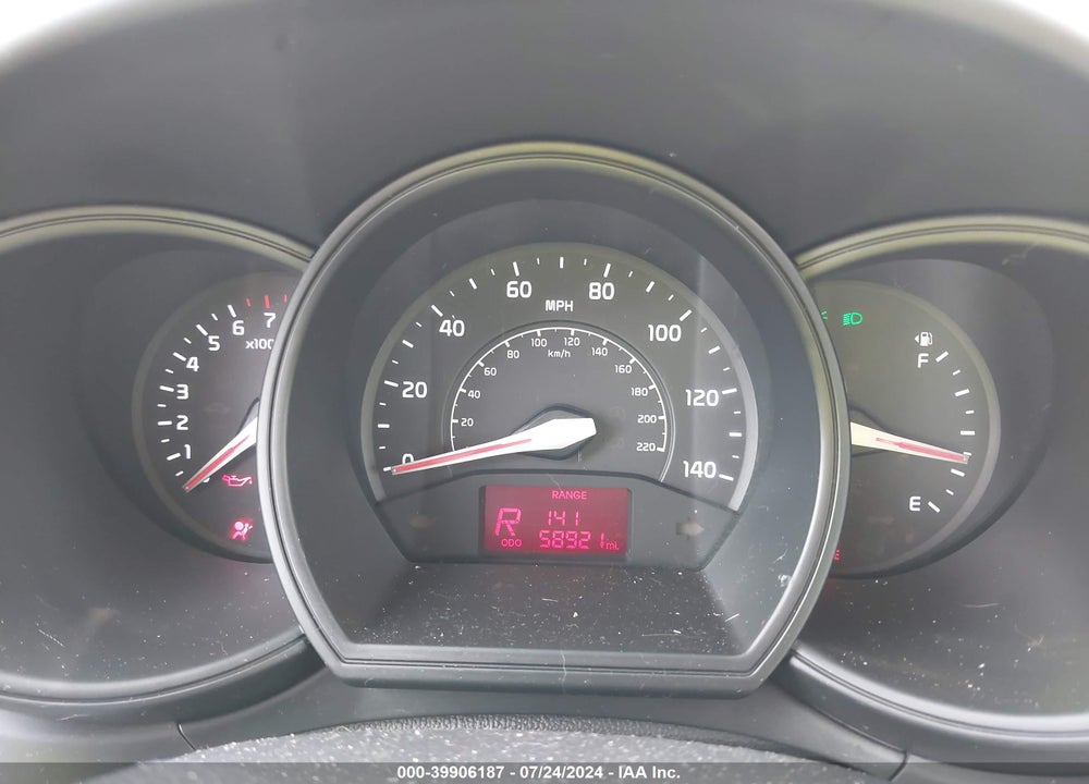 2013 KIA RIO LX VIN: KNADM4A36D6179909