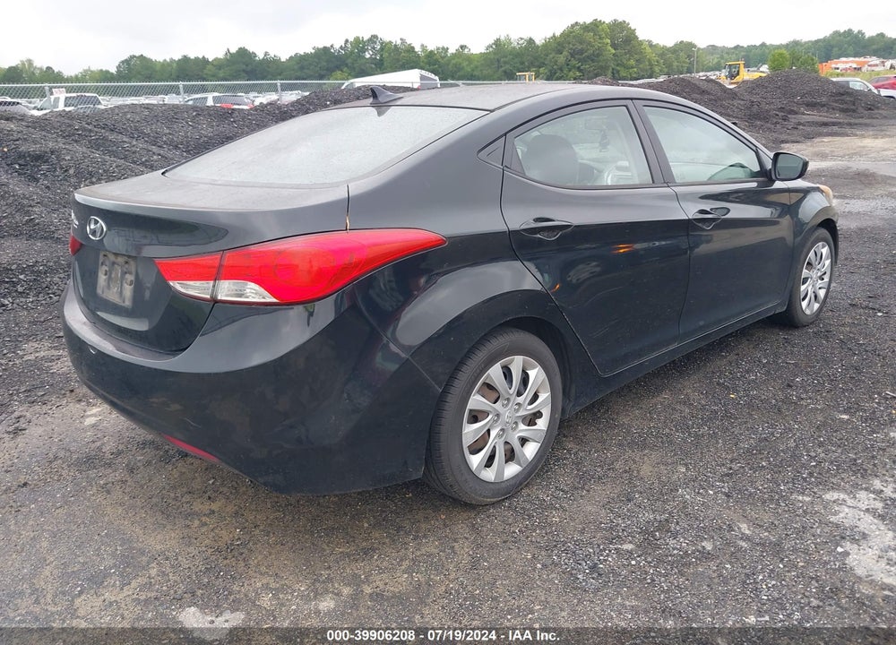 2012 HYUNDAI ELANTRA GLS VIN: 5NPDH4AE8CH140722