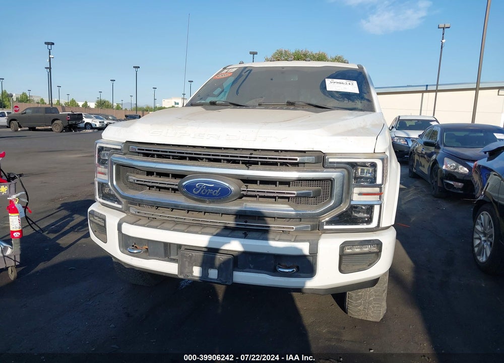 2020 FORD F-250 PLATINUM VIN: 1FT8W2BT3LEE42492
