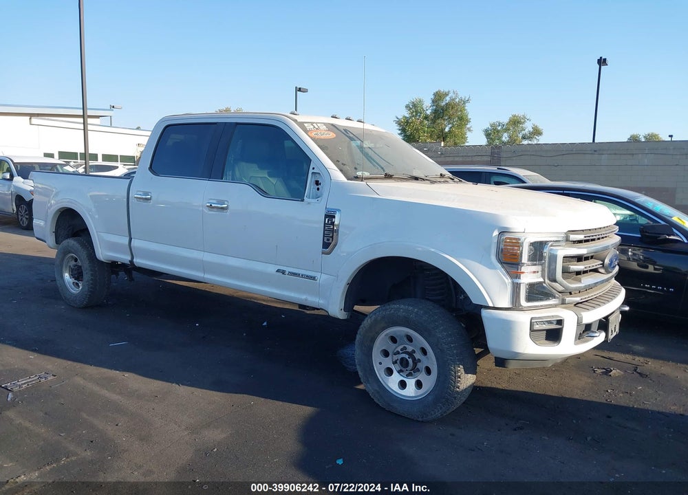2020 FORD F-250 PLATINUM VIN: 1FT8W2BT3LEE42492