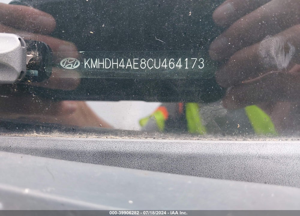 2012 HYUNDAI ELANTRA GLS (ULSAN PLANT) VIN: KMHDH4AE8CU464173