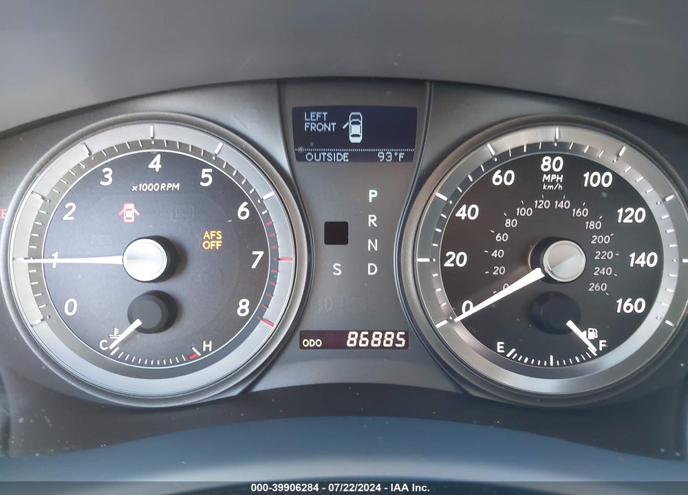 2008 LEXUS ES 350 VIN: JTHBJ46G082232730