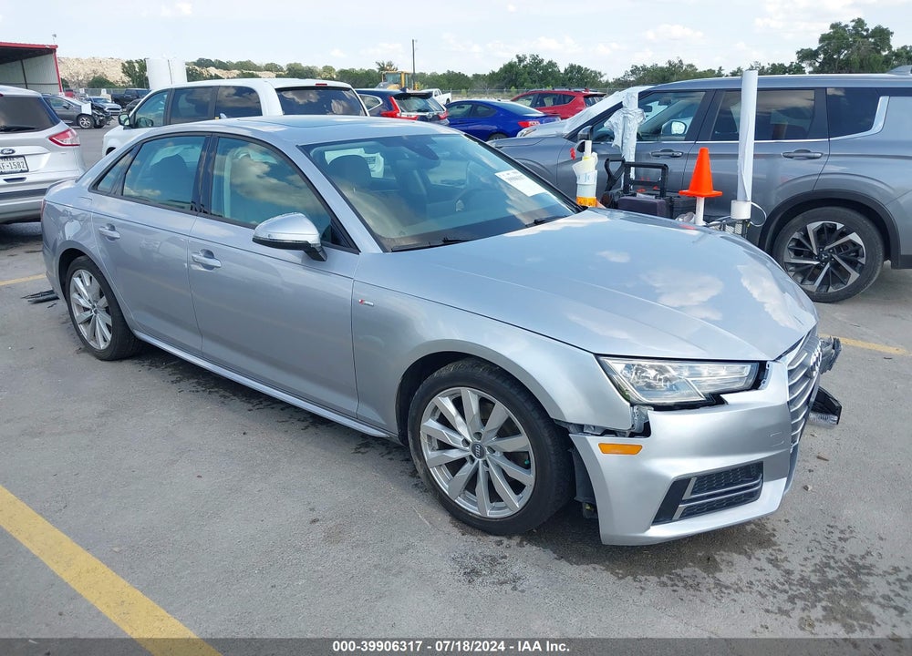 2018 AUDI A4 2.0T TECH ULTRA PREMIUM/2.0T ULTRA PREMIUM VIN: WAUKMAF47JA067782