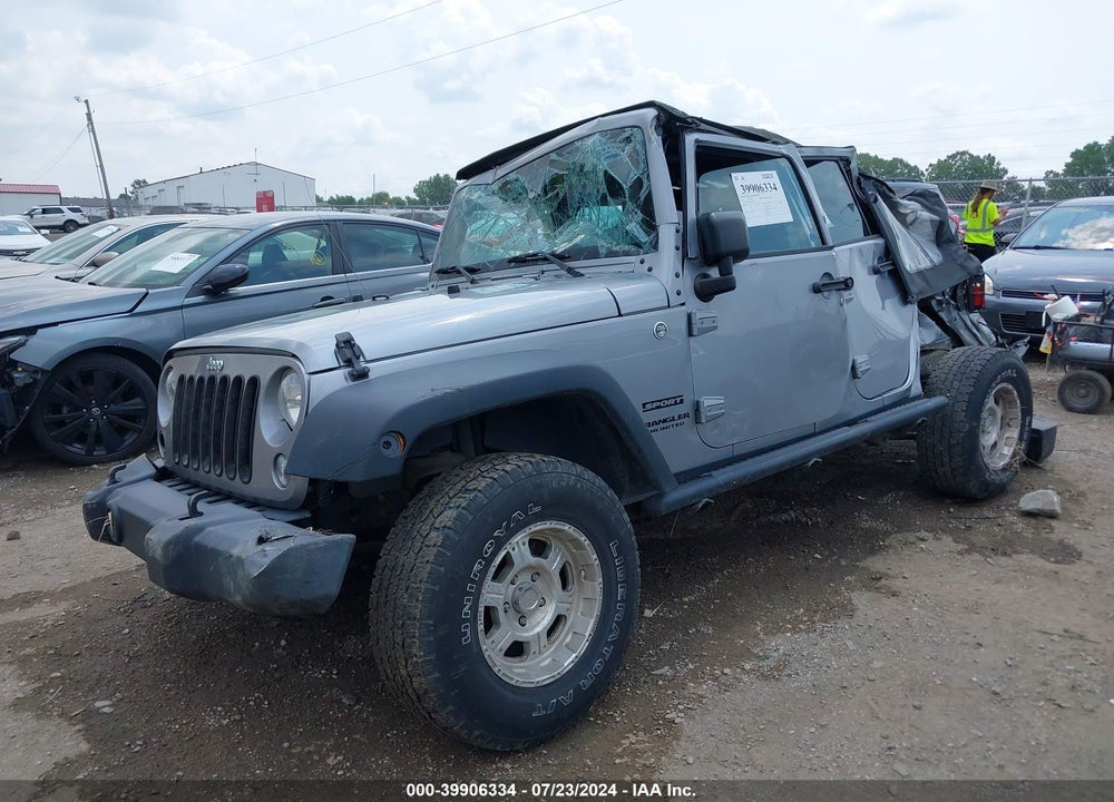 2015 JEEP WRANGLER UNLIMITED SPORT VIN: 1C4BJWDG3FL708167
