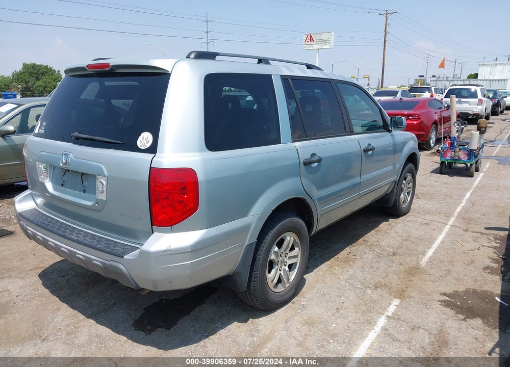 2003 HONDA PILOT EX-L VIN: 2HKYF18553H553340