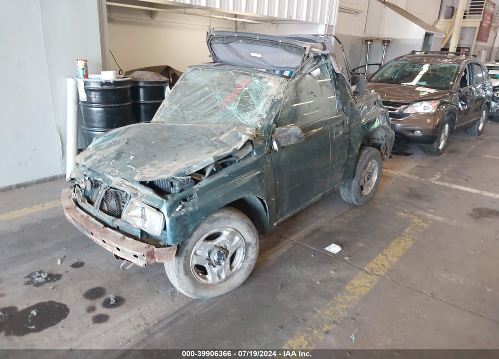 1997 GEO TRACKER SOFTTOP VIN: 2CNBJ1867V6907696