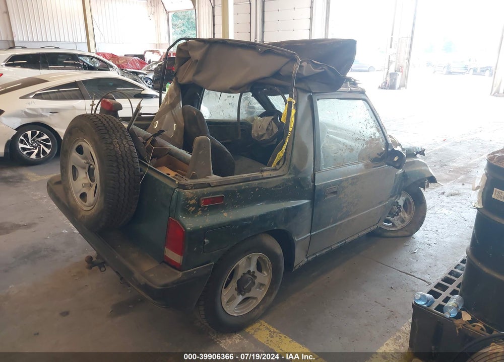 1997 GEO TRACKER SOFTTOP VIN: 2CNBJ1867V6907696