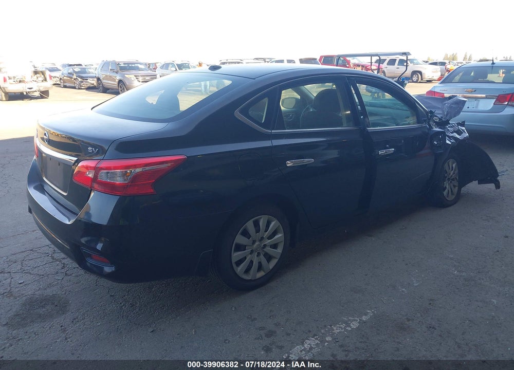 2017 NISSAN SENTRA SV VIN: 3N1AB7AP9HY365283