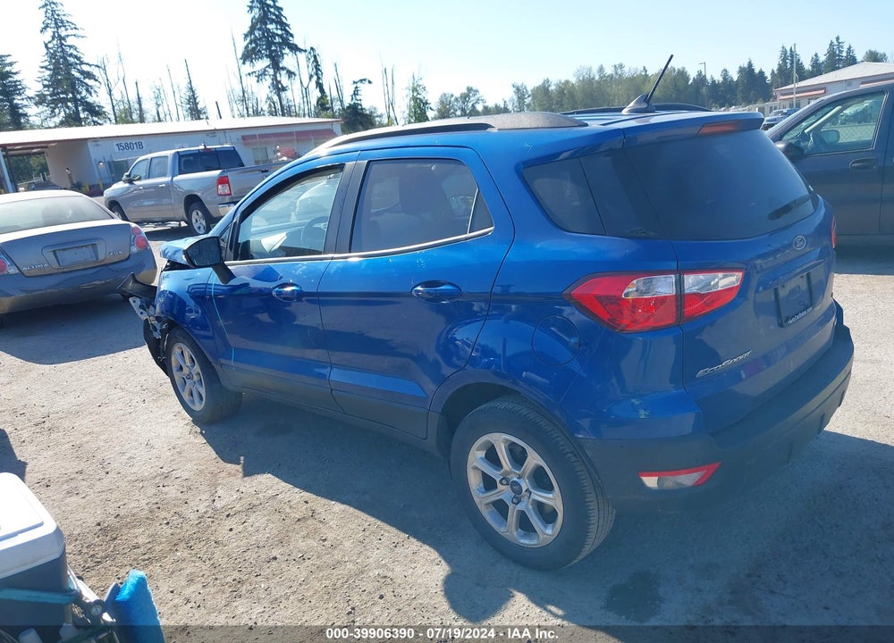 2018 FORD ECOSPORT SE VIN: MAJ3P1TE6JC209349